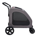 Pet Stroller - 4-Wheels Dog Stroller Carrier 160lbs Weight Capacity Portable