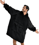 Krifey Wearable Blanket Hoodie, Oversized Sherpa Hooded as Birthday Gifts Christmas Gifts for Mom Women Girlfriend Men, Cozy Sweatshirt with Giant Pocket