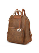 MKF Collection Cora Milan M Signature Trendy Backpack by Mia k