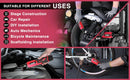 3/8" Cordless Electric Ratchet Wrench Set, 12V Power Ratchet Tool Kit With 2 Packs 2000mAh Battery And Charger, 45 FT-LBS Battery Powered Wrench with Infinitely Variable Speeds