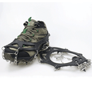 1 pair Outdoor ice claw anti slip shoe cover hiking shoe nail chain stainless steel anti slip snow climbing anti fall shoe nail chain