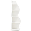 Modern Wall Corner Bookshelf Bookcase