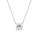 My Heart Will Last Forever - A fashionable and trendy jewelry necklace pendant set with 1-carat and 2-carat Moissanite S925 sterling silver