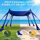 Let's go to the Beach - Portable Beach Tent Sun Shelter UPF 50+, Perfect 10x10 FT Pop-Up Canopy for Outdoor Fun