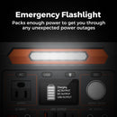 Flashfish P66A 200W Solar Generator, Portable Power Station Battery Pack with AC/USB/DC Output, 144.3Wh Capacity Comes with Multiple Adapters for Camping, Gift Home Emergency and Outdoor Travel
