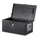 20"x12"x9.5" Heavy Duty Aluminum Truck Bed Tool Box for Pickup RV Black
