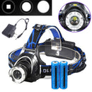 Super Bright 9900000LM Rechargeable Headlamp LED Headlight Head Torch Flashlight