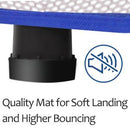 55'' Toddlers Trampoline with Safety Enclosure Net and Balls, Indoor Outdoor Mini Trampoline for Kids