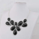 Jane Stone Fashion Statement Collar Necklace Vintage Openwork Bib Costume Jewelry