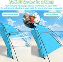 Let's go to the Beach - Portable Beach Tent Sun Shelter UPF 50+, Perfect 10x10 FT Pop-Up Canopy for Outdoor Fun