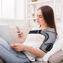 Cordless Shoulder Heating Pad Rechargeable Heated Shoulder Wrap Massager Shoulder Brace Supports with 3 Heating Levels 3 Vibration Modes for Left Right Shoulder