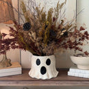 1Pc Resin Ghost Bucket Vase, Cute Virus Ghost Bucket, Christmas Festival Home & Kitchen Decor