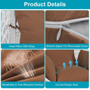 Egg Chair Cushion Hanging Basket Seat Cushion Thicken Soft Egg Swing Chair Pad Hanging Egg Chair Cushion with Headrest
