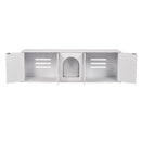 Cat Litter Box Enclosure Wooden Litter Box Furniture Hidden 57.9" White