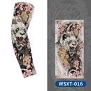 1 Pc Tattoo sleeves for summer outdoor sports, breathable, sweat absorbing, sun shading, seamless koi flower arm tattoo ice sleeves