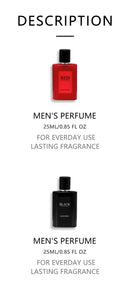 4-Piece Set, Men's Eau De Toilette Spray Gift Box, Long Lasting Fragrance, 4 Different Flavor, 0.85fl.oz/bottle, Valentine's Day And Other Festivals