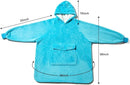 Krifey Wearable Blanket Hoodie, Oversized Sherpa Hooded as Birthday Gifts Christmas Gifts for Mom Women Girlfriend Men, Cozy Sweatshirt with Giant Pocket