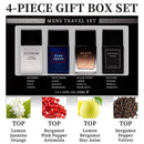 4-Piece Set, Men's Eau De Toilette Spray Gift Box, Long Lasting Fragrance, 4 Different Flavor, Perfect For Holiday Gifts, Dating, Daily Life, Parties, 1.02 Fl Oz/bottle