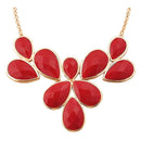 Jane Stone Fashion Statement Collar Necklace Vintage Openwork Bib Costume Jewelry