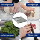 XXL 304 Stainless Steel Cutting Board Anti-Slip & Mildew-Proof! No More Moldy Wooden Boards | Heavy-Duty & Food-Safe, Easy to Clean – Chop Meat, Knead Dough, Bake Prep All-in-One | Must-Have for Home