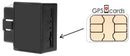 GPS cards works for Vehicle Tracker Coban GPS405C with Low Battery Notice