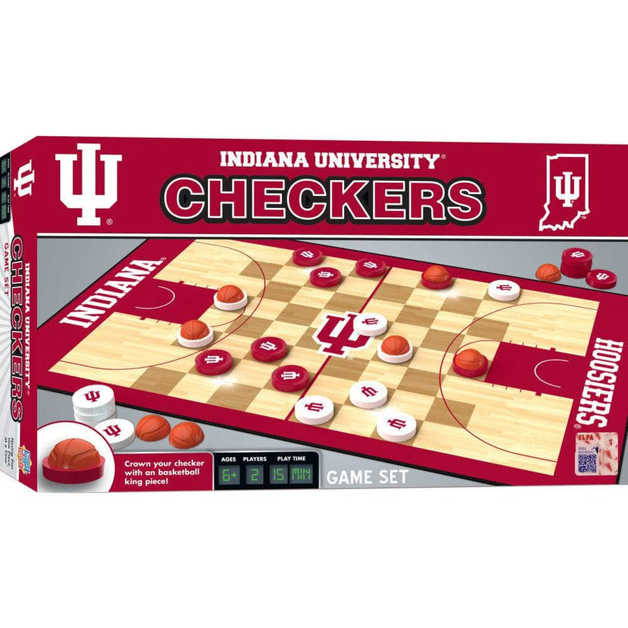Indiana Hoosiers Checkers Board Game
