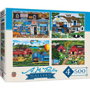 A.M. Poulin Gallery - 500 Piece Jigsaw Puzzles 4-Pack