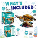 Sea Turtle 100 Piece Shaped Jigsaw Puzzle