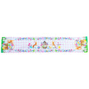 Whimsical Bunny and Colorful Eggs Easter Table Runner