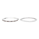 2.24 Carat Genuine Multi Sapphire .925 Sterling Silver Earrings