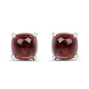 2.60 Carat Genuine Pink Topaz .925 Sterling Silver Earrings