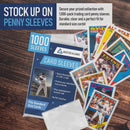 1000 Pack Standard Size Penny Sleeves