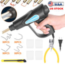 70W Plastic Welder Car Bumper Repair Kit Hot Stapler Welding Gun Plastic Repair Machine Soldering Tool with 200 Staples Pliers Cutter