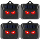 4Pcs Solar Predator Control Light Coyote Deterrent Deer Bird Repeller Lamp Animal Repellent for Garden Farm