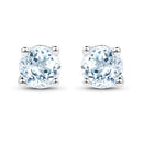0.64 Carat Genuine Blue Topaz .925 Sterling Silver Earrings