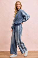 BiBi Washed Lace Contrast Sided Jeans