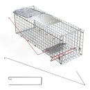 2PCS Folding Humane Animal Trap Cages for Cats, Rabbits & Squirrels