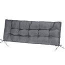 Bench Seat Cushion For Indoor Outdoor Furniture Non Slip Long Chair Cushion with Ties Strap Waterproof Swing Cushion 51.18x19.68IN For Garden Patio Ba