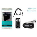 Car MP3 Player FM Transmitter with USB, SD, LCD & Remote