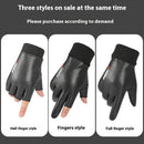 Men's Warm Touch Screen Leather Gloves