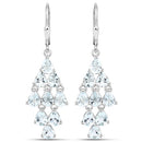 3.96 Carat Genuine Aquamarine .925 Sterling Silver Earrings