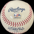 Ice Cube Signed 2024 World Series Baseball PSA Autographed