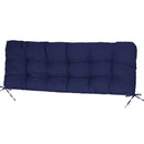 Bench Seat Cushion For Indoor Outdoor Furniture Non Slip Long Chair Cushion with Ties Strap Swing Cushion 51.18x19.68IN For Garden Patio Balcony Entr