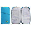 Travel Passport Wallet 12Cells Ticket ID Credit Card Holder Water Repellent Documents Phone Organizer Zipper Case Business Trip Daily Use