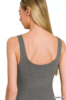 Zenana Double Layered Double Scoop Tank Top