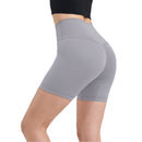 Women\'s High Waist Biker Shorts Tummy Control Pants Athletic Leggings Spandex Booty Shorts with 6.3In Inseam No Front Seam for Workout Yoga Running V