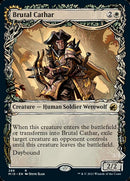 Brutal Cathar // Moonrage Brute (MID-286) - Innistrad: Midnight Hunt: (Showcase, Double Faced Transform)
