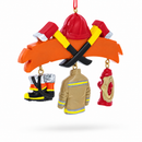 Firefighter Courage And Honor Resin Christmas Ornament