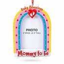 Mommy To Be Rainbow Picture Frame Resin Christmas Ornament