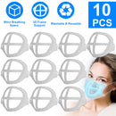 10Pcs 3D Mask Bracket Comfortable Breathing Mouth Mask Inner Support Frame Washable Reusable Mask Holder Stand